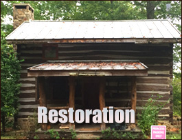 Historic Log Cabin Restoration  Duncanville, Alabama